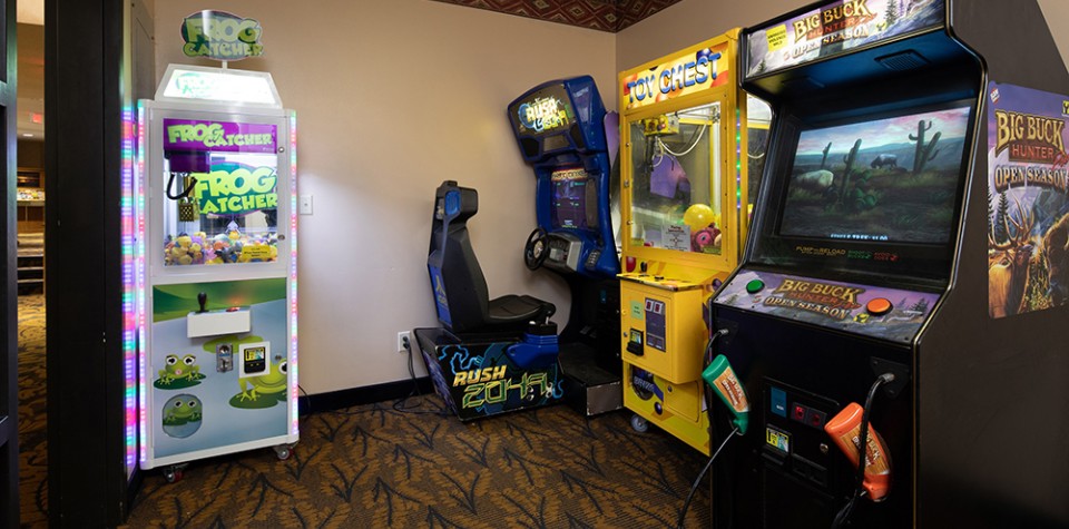 Arcade with several different games